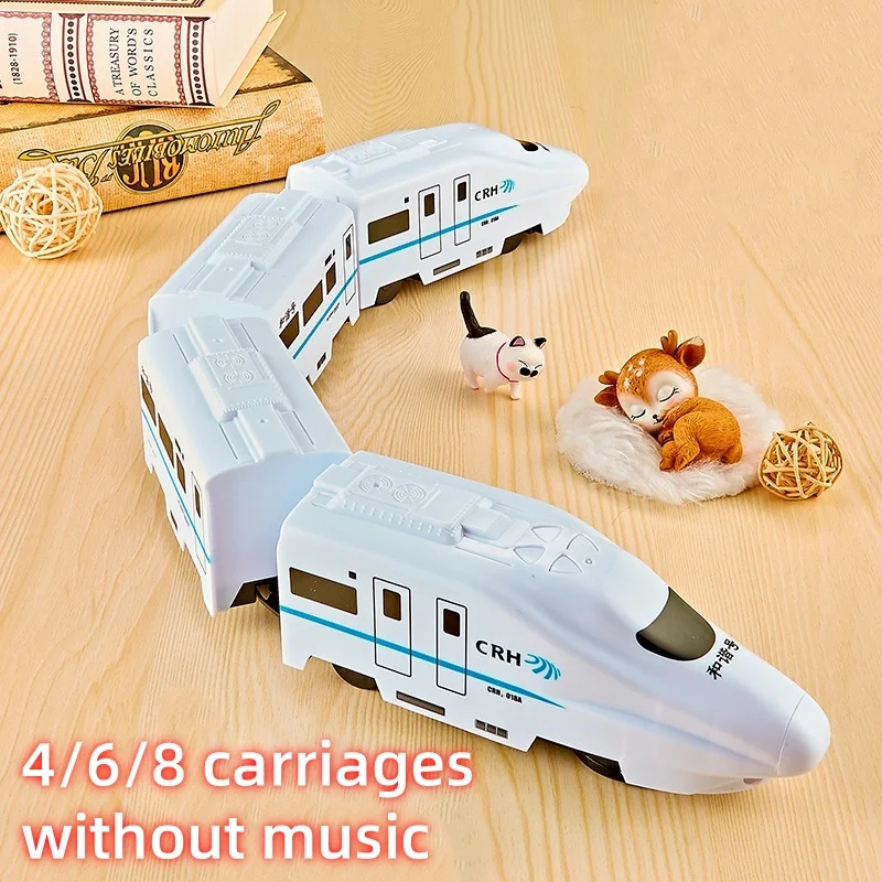 لعبة قطار كهربائي على شكل رصاصة، سيارة قاطرة تعمل...