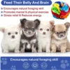 Interactive Dog Toys Snuffle Ball for Dogs Encourage Natural Foraging Skills, Snuffle Ball Dog Puzzle Toys Treat Ball for Large 6