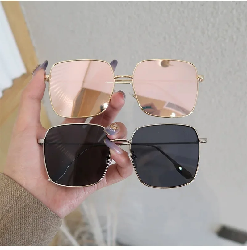 Sighttoo 2022 Solglasögon Kvinnor Kantlösa fyrkantiga Modeglasögon Dammode Personlighet Nyanser Gradient Glasögon UV400_voghion.com