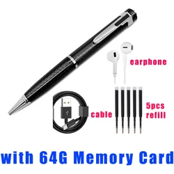 Professional Digital Voice Recorder Pen with Long - Distance Audio Recording and Expandable Storage (64GB Card)