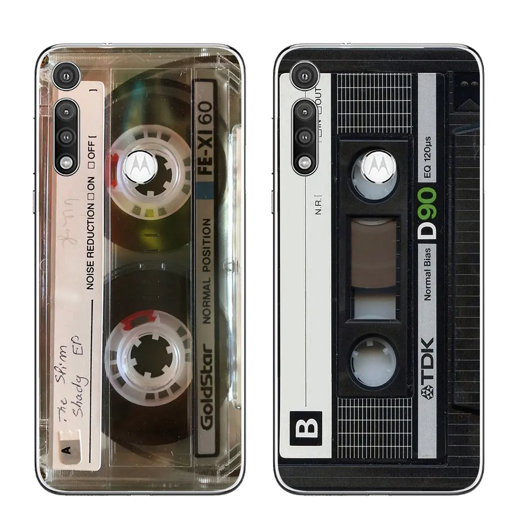 Vintage Cassette Tape Design Phone Case – Soft, Protective Casing