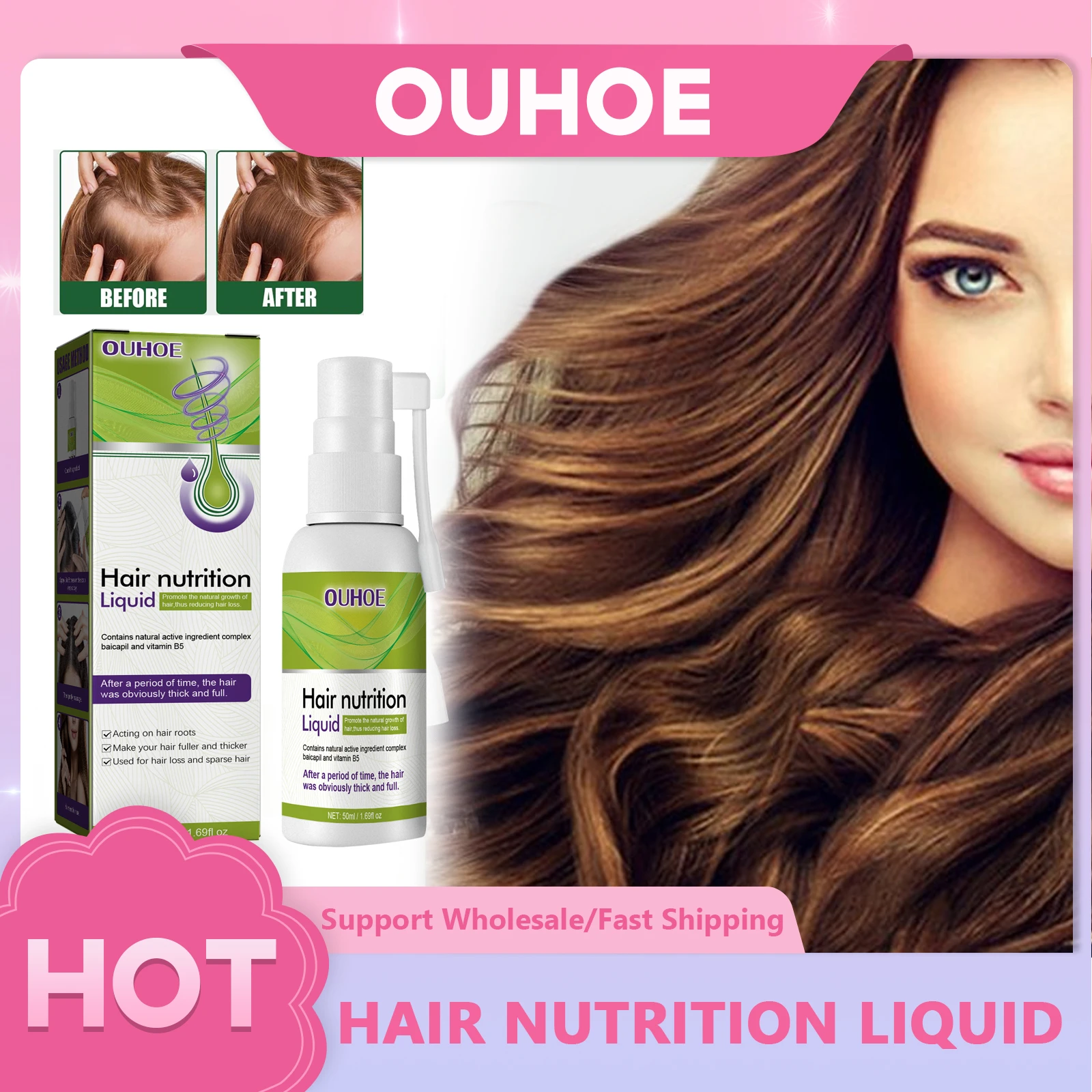 Hair Nutrition Liquid Hair Growth Prevent Broken Hair Anti Hair Loss  Nourish Scalp Treatment Dense Hair Nutritional Solution| | - AliExpress