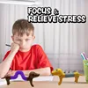 4Pcs Pop Tubes Spring Dog DIY Stress Reducing Toys for Children's Puzzle Grasp Sensory Cultivation Birthday Gift Toys for Kids 2