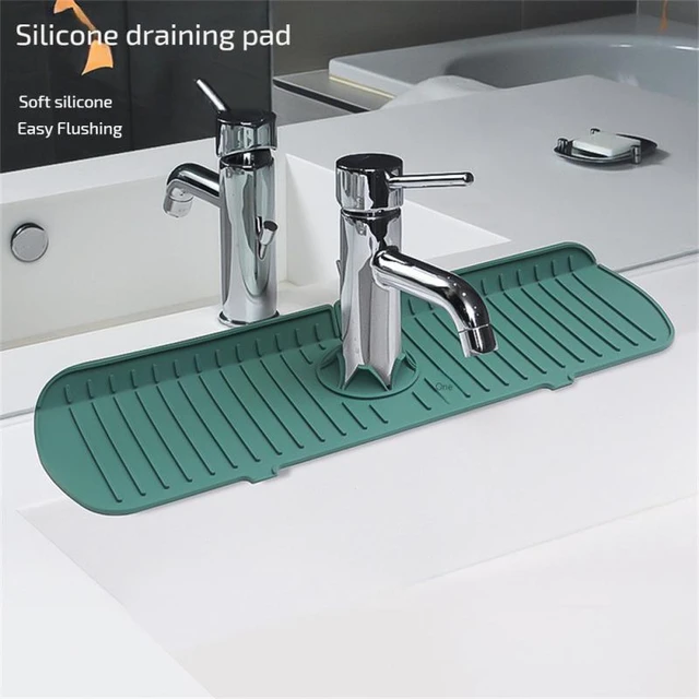 Kitchen Faucet Splash Pad Silicone Sink Faucet Splash Guard Mat