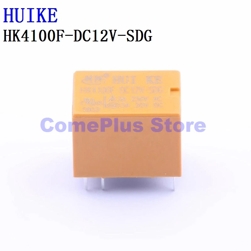 5PCS HK4100F-DC12V-SDG HK4100F-DC5V-SDG HUIKE Signal Relays