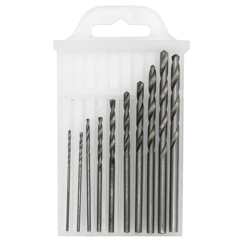 0.3-1.6mm Mini Hand Drill Bit Set High Speed Steel Twist Drill Bits Micro HSS Drill Bit set with Case Woodworking Drilling Tool