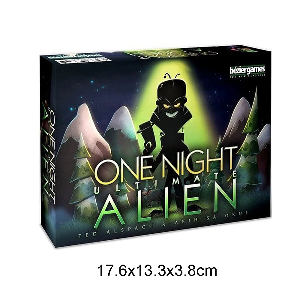 One Night Ultimate Werewolf Fun Party Card Game Daybreak Super Villains Revised Vampire Alien Edition Hidden Roles Deduction card games role playing game