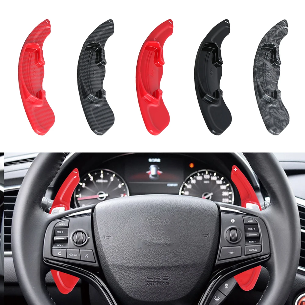 

Car-Styling For Acura CDX 2016-2018 MDX 2013-2018 ILX 2014-2018 Car Steering Wheel Extend Gear Extension Aluminum Shift Paddle