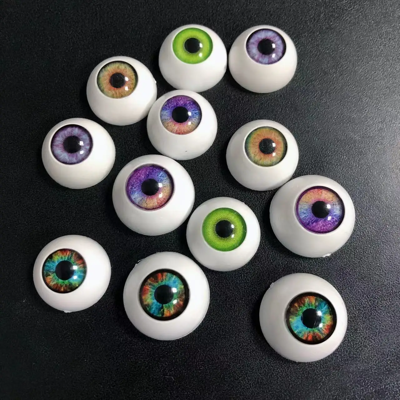 1 Pairs10mm/12mm/14mm/16mm/18mm Eyes DIY Toy Accessories Eyeball Plush