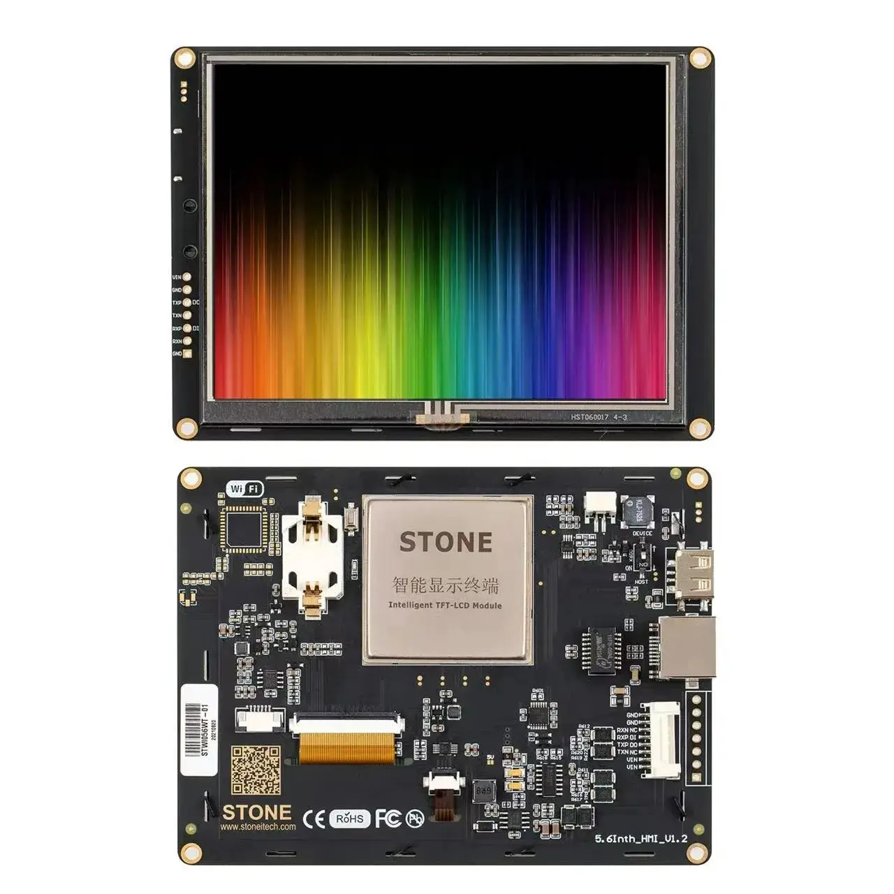 

5.6 Inch SCBRHMI HMI Intelligent Smart UART SPI Touch TFT LCD Module Display for Industry Control