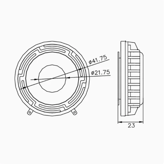 DAEX32EP-4 DAYTON AUDIO 32mm 진동 익사이터 40W 4옴 오디오 및 비디오 HIFI 사운드