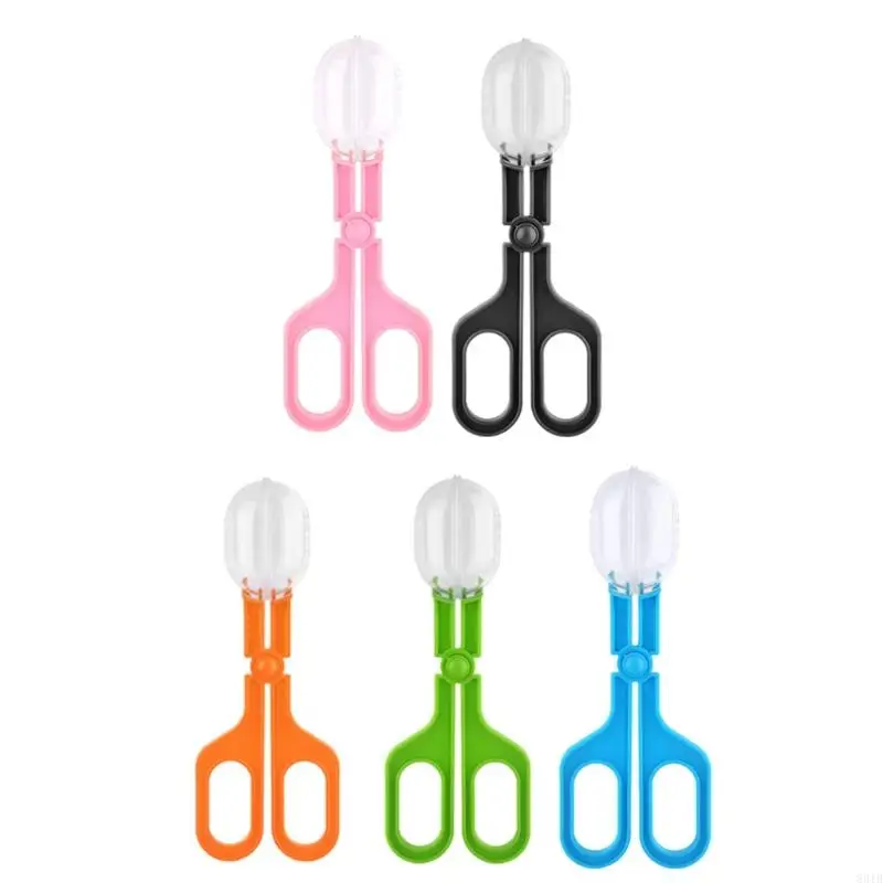 831B 10pack Insect Kids Catcher Scissor Outdoor Kids Insect Clip Spiders Catcher Clip for Pet Owners and Groomers