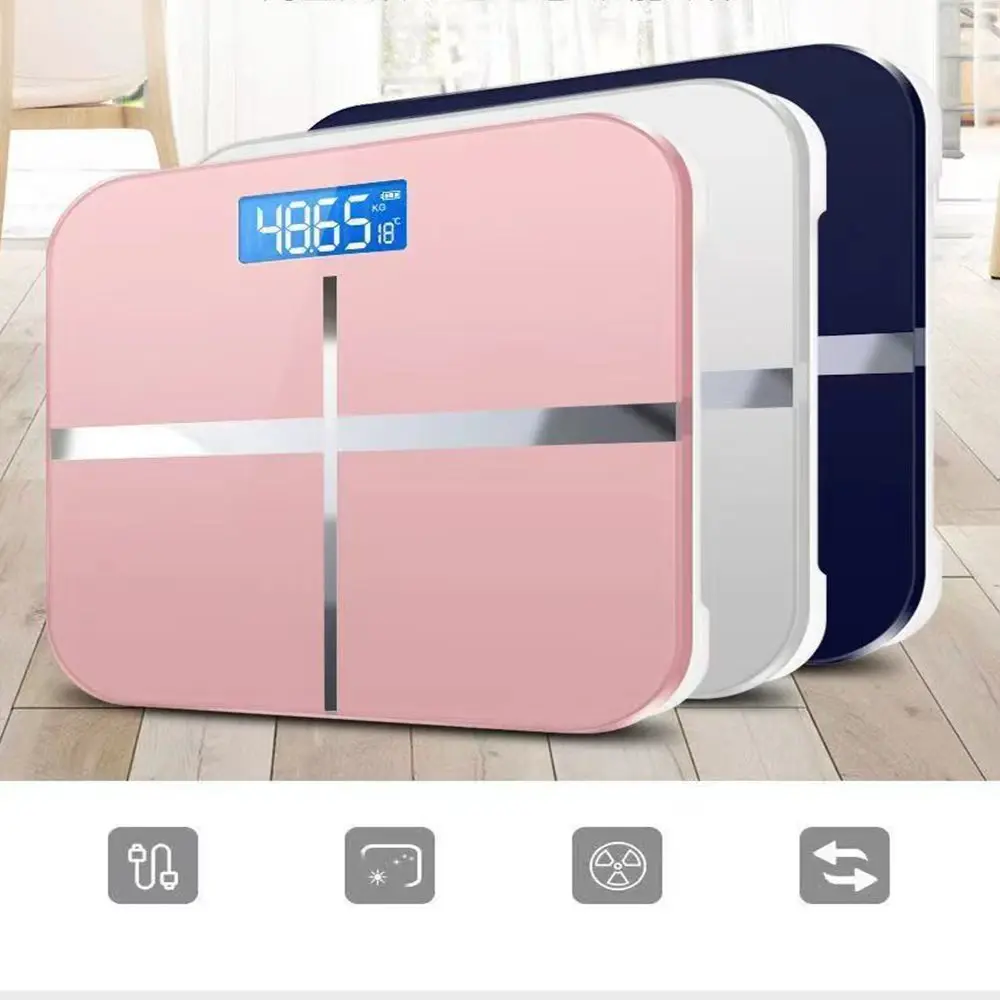 Loss Weighing Device LED Display Smart Body Weight Precision Electronic Scale For Home Office Adult_voghion.com