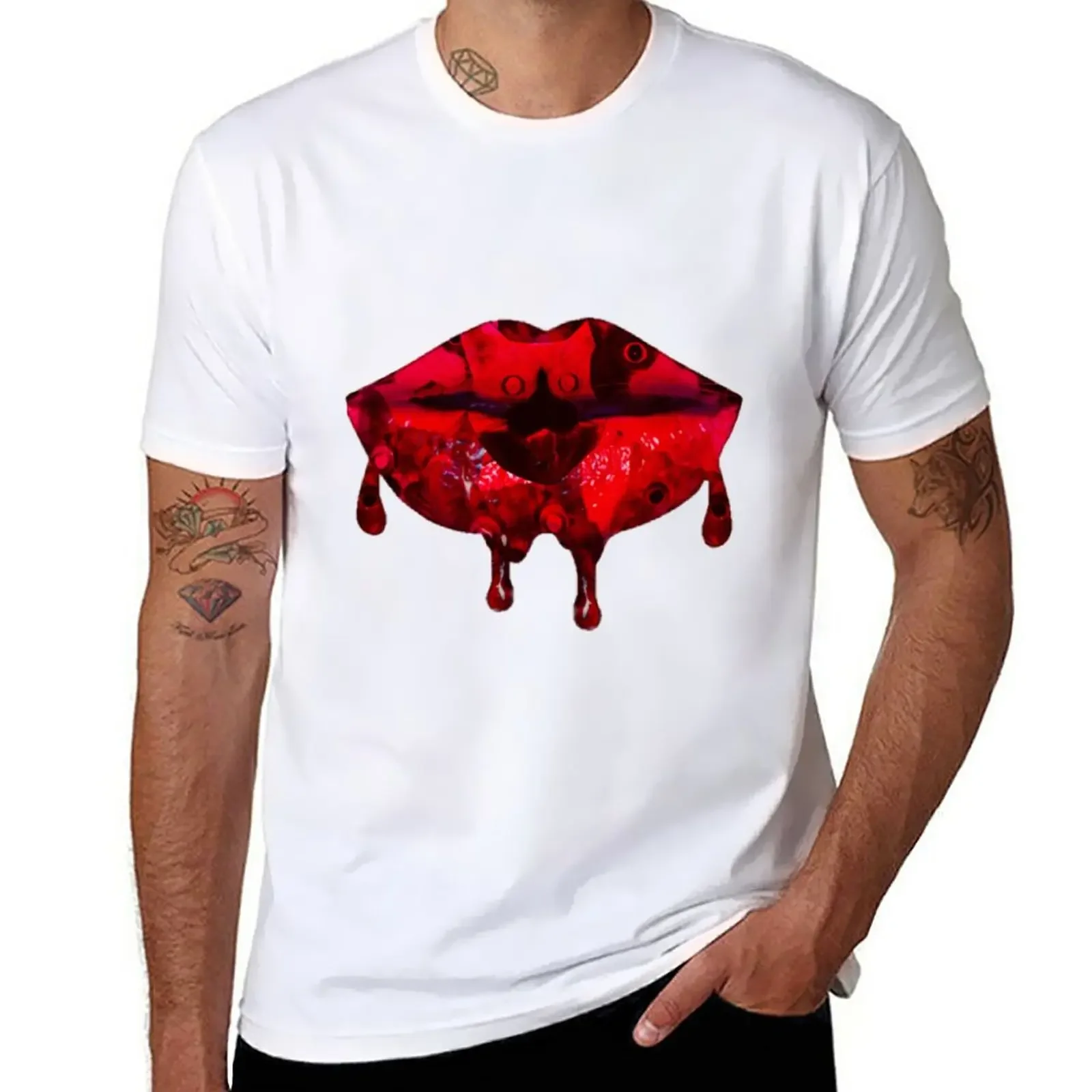 

Pussycat lips version 10 T-Shirt shirts graphic tees customizeds new edition anime clothes big and tall t shirts for men