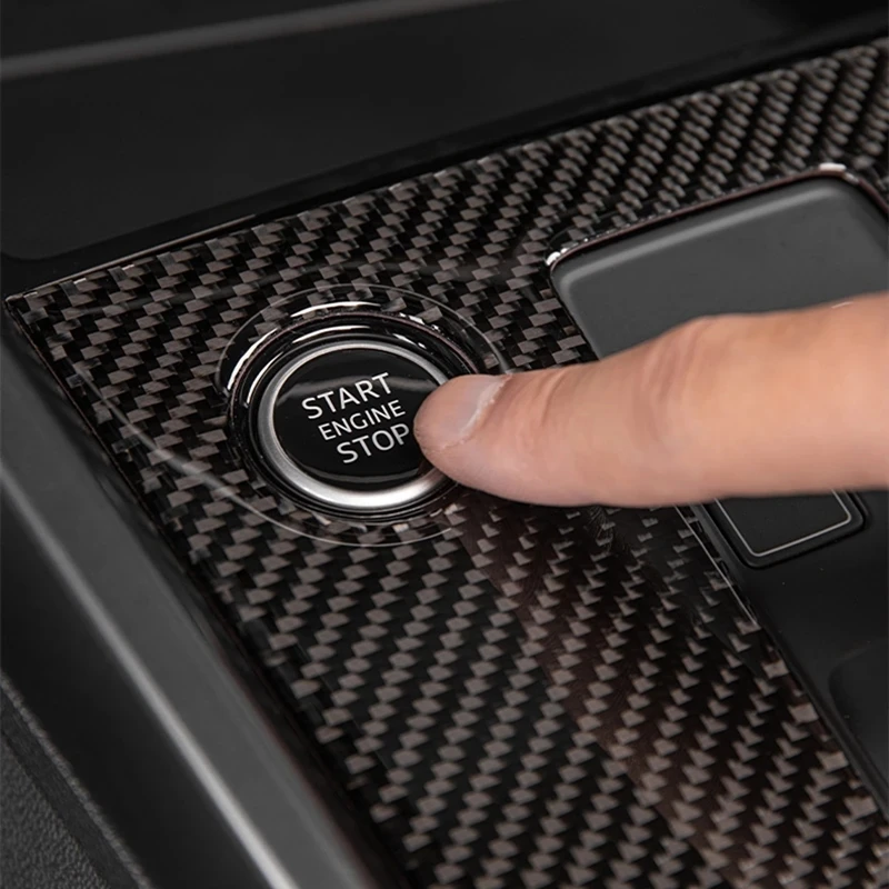 Cubierta De Panel De Caja De Cambios En Fibra De Carbono Para Audi A3 S3 2014-2018 | Efecto Carbono, Negro