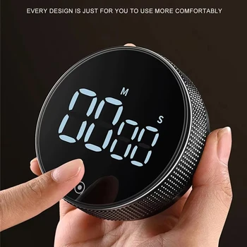 Youpin  Magnetic Digital Timers Manual Countdown Kitchen Timer Countdown Clock Mechanical Counter for Cooking Shower Study 2