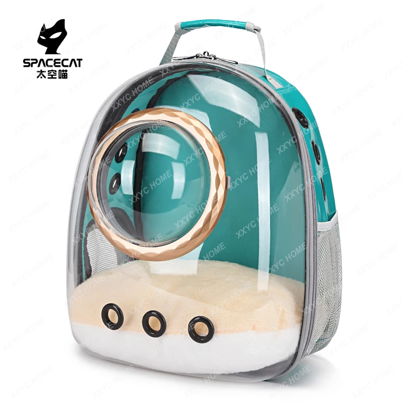 

Space Meow Transparent Cat Bag Portable Space Capsule Dog Backpack
