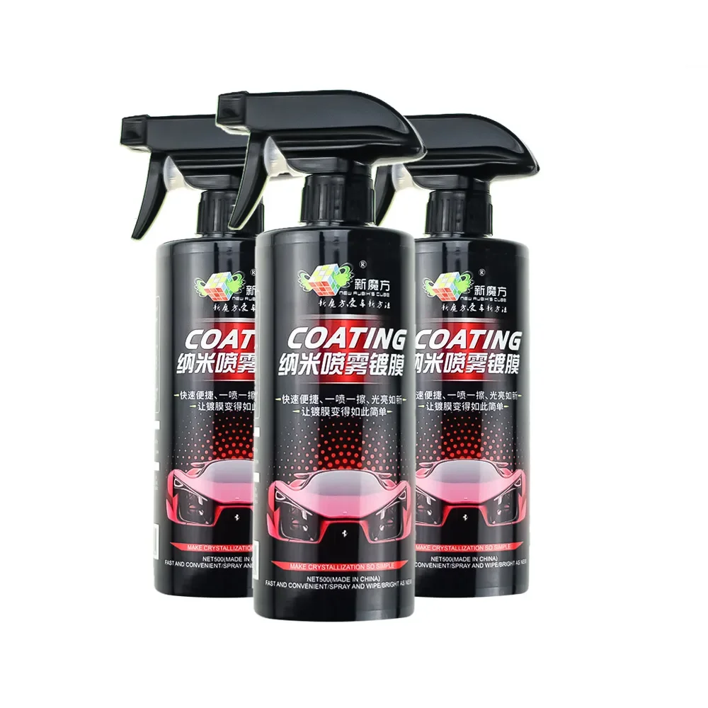 Premium 10H Ceramic Coating for Cars-Crystal Liquid Hydrophobic Coating, Nano Glass Plated, Waterproof Film and Polishing