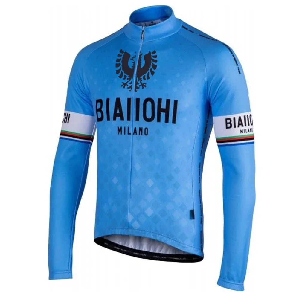 Men's Winter Jacket Maglia Ciclismo New Winter Long Sleeve Jersey Bi An Qi Replicate Style
