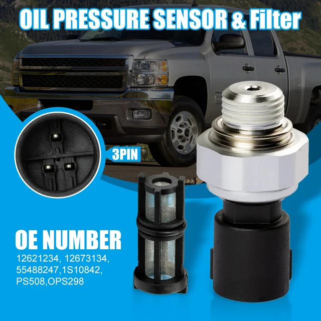 車用油圧スイッチ Compatible With GMC For Sierra 3500 2001 2002 1個 12562267 Amazon 油圧スイッチ Compatible With Chevrolet For Ssr 2003-2006 For Tahoe 2002-