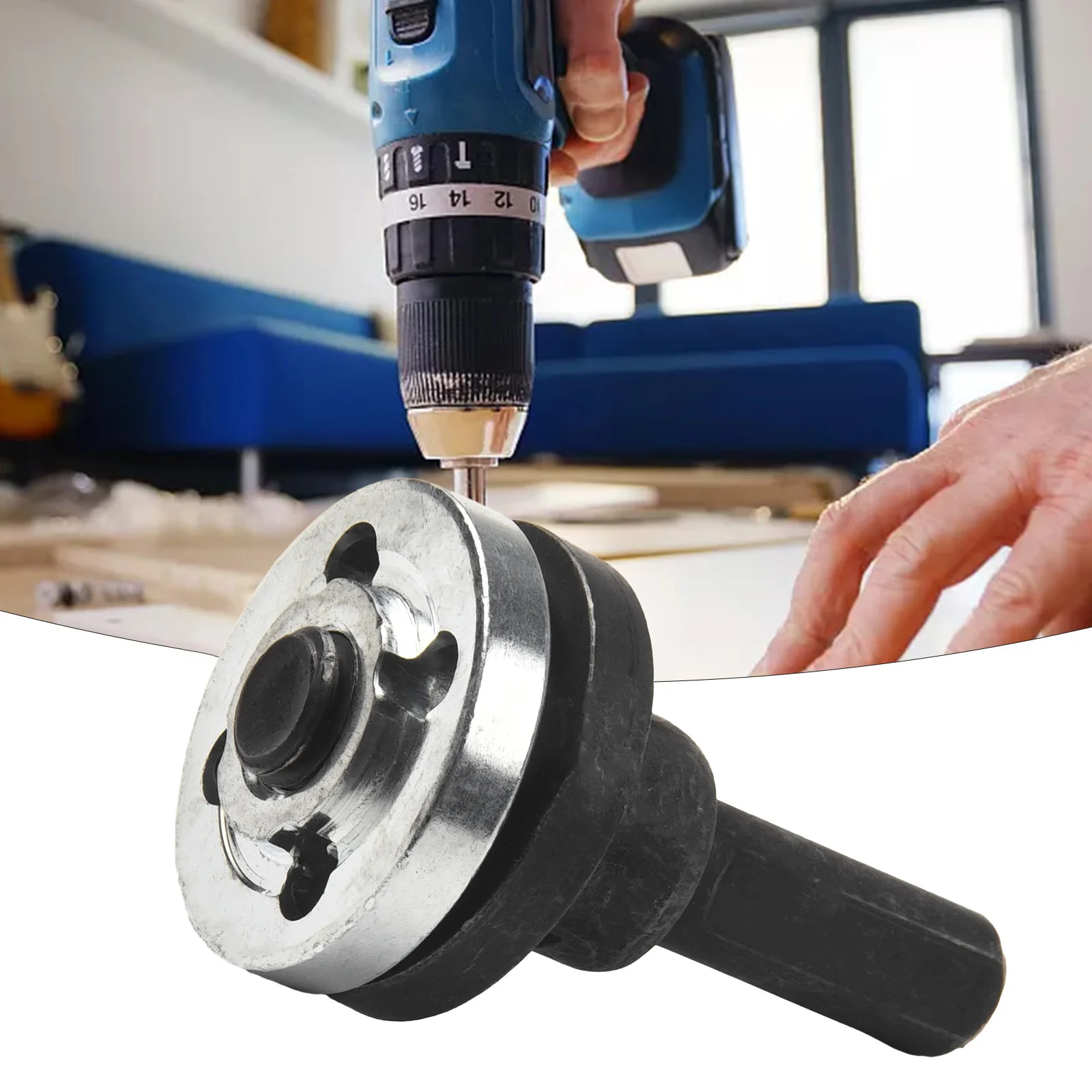 Electric Drill To Angle Grinder Connecting Rod Adapter Accessories 10mm Grinders Converter  Workshop Equipment Power Tools