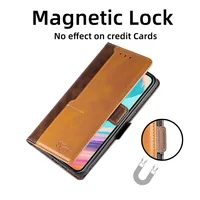 Portfel skrzynka dla Xiaomi Redmi 4 4A 5 5A 6 6A 7 7A 8 9 9C 9A uwaga 10 9S Poco X3 Pro M3 etui z klapką ze skóry książki telefon okładka magnes Coque 5