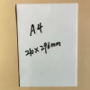 50 Sheets A4 Transparent Sticky Notes Tab Self-Adhesive Kawaii Clear Bookmarkers Annotation Books Page Marker Stationery 6