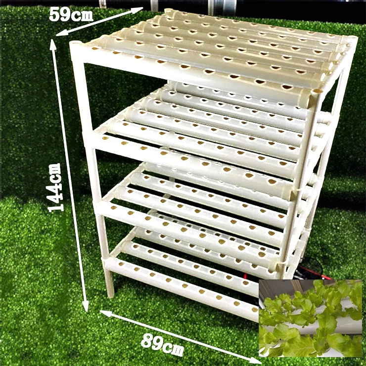 Forniture agricole per irrigazione idroponica acquaponica automatica per giardino domestico Sistema idroponico verticale completo per la coltivazione di verdure