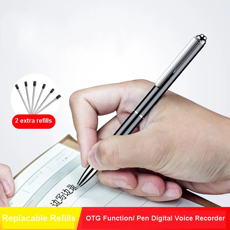 Vandlion V10 Portable Digital Voice Recorder Digital Sound Record Device Long Time Audio Recorder MP3 Player for Meeting Lecture