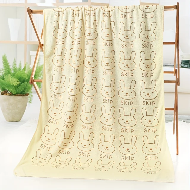 1pc Ultra Fine Fiber Super Absorbent Pet Bath Towel, Fast Drying, Soft and Comfortable Small To Large Dog and Cat Grooming Towel 3