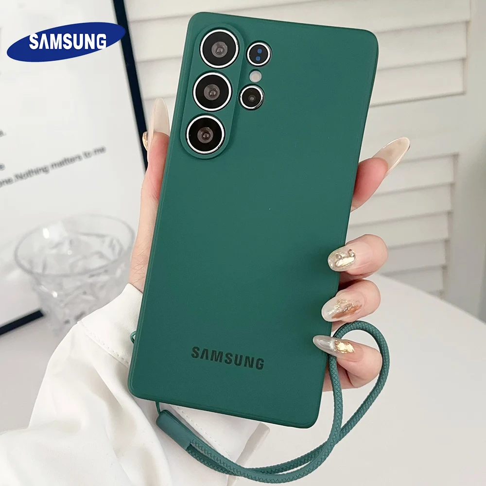 Enhanced Silicone Wrist Strap Phone Case in Liquid Finish
