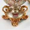European Retro Resin Vase Decoration, Three-dimensional Dried Flower Arrangement Container, Living Room Home Decoration Crafts 4