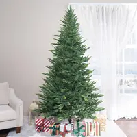 6.5ft Nordic Pre-lit Christmas Tree with 500 Lights and Metal Stand 4