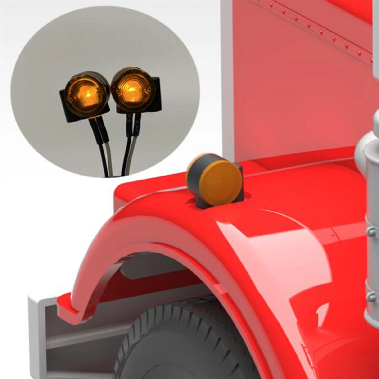 

For 1/14 Tamiya Truck RC Car Position Light HL-62 Front Rear Position Light LED Light