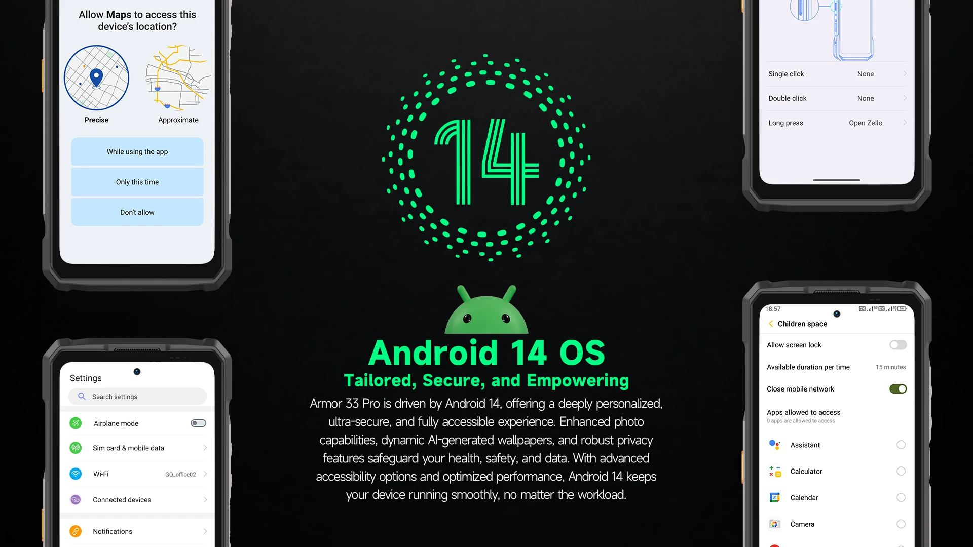 Ulefone Armor 33 Pro 5G 512GB, 32GB (16GB+16GB) RAM 25500mAh Massive Battery with Dual-Screen Rugged Phone (Global Version) 84