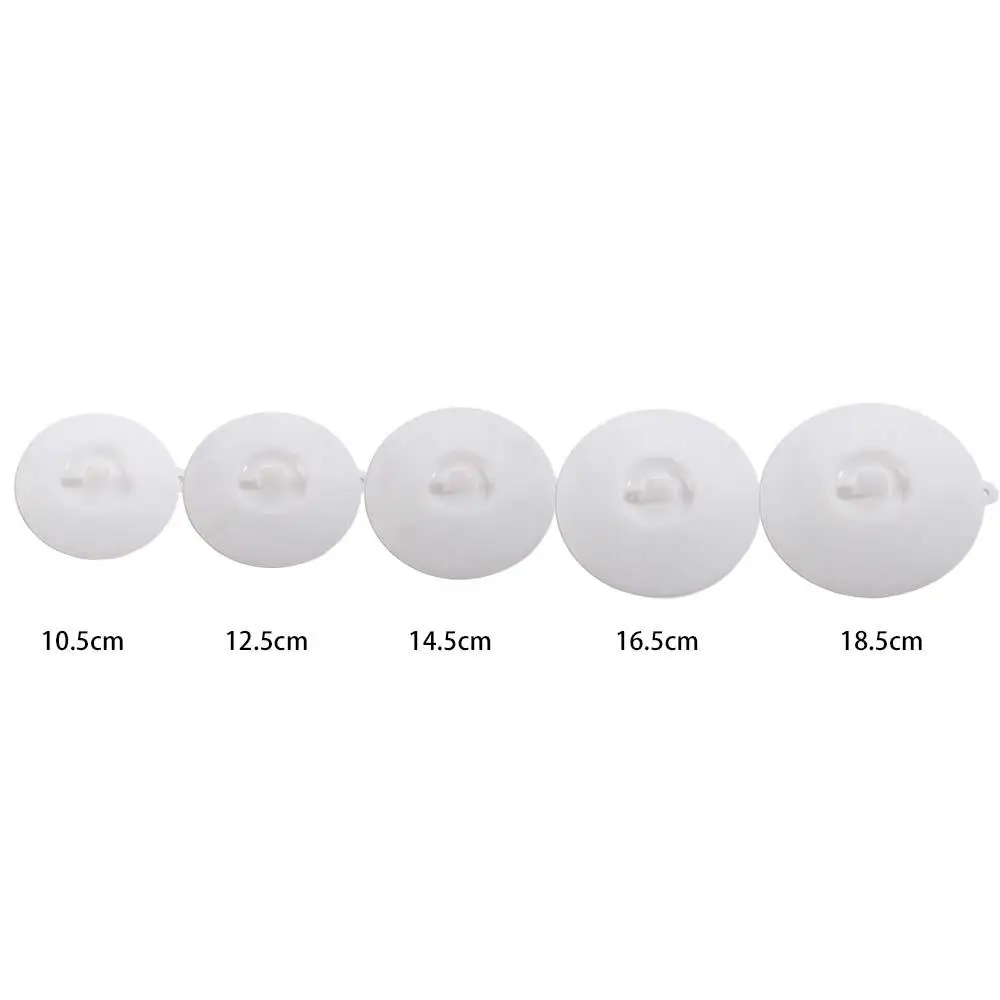 Safe Grade Silicone White Cup Cover Bowl Lid Heat-resistant Prevent Dust and Flies Universal