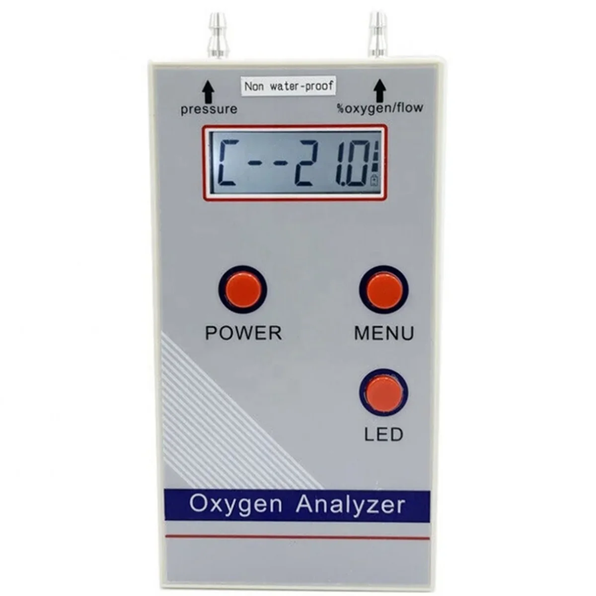 Oxygen Analyzer Tools Oxygen Analyzer Professional Portable O2 Oxygen Concentration Meter Detector 21%-O2 Meter Gas Detector EU Plug