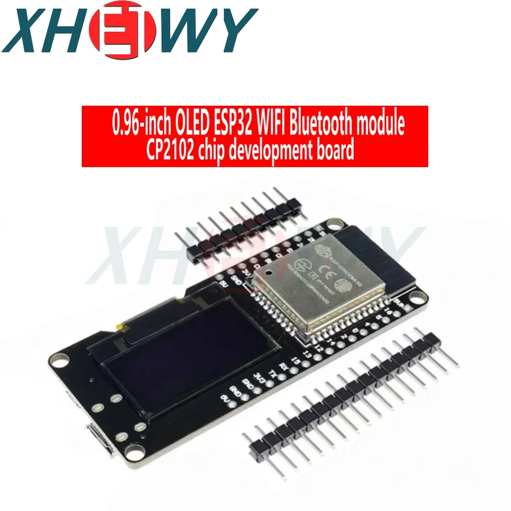 

Макетная плата WeMos ESP32, 1 шт., 1,5-дюймовый OLED ESP32 WIFI Bluetooth модуль CP2102