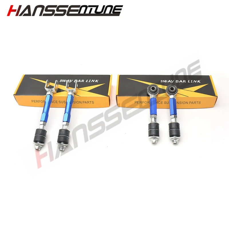 Hanssentune 4X4 Car Adjustable Anti-roll Sway Bar Front or Rear Stabilizer End Link Kit For LC100
