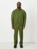 Miyake Pleated Standing Neck Splice Designer Jacket Men's Loose Relaxed Long Sleeve Shirt Coat JC110 6