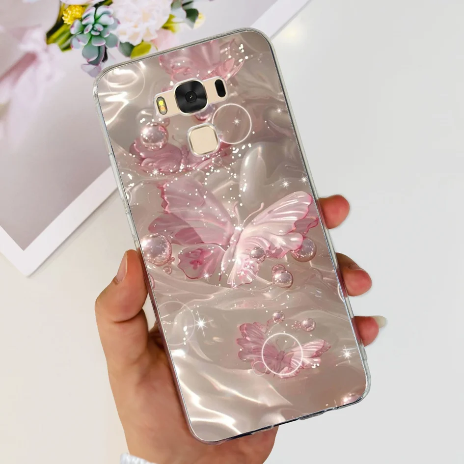 Floral Butterfly Soft Silicone Phone Cover