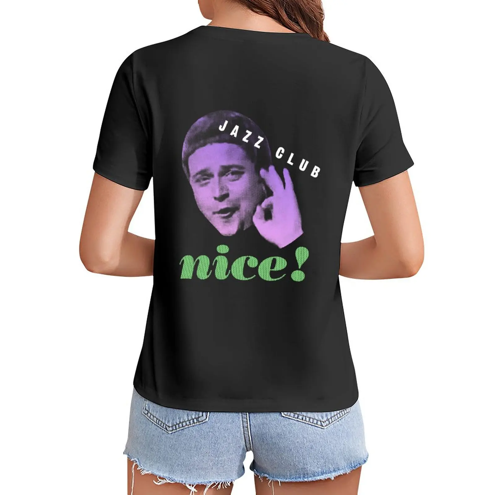 

Jazz Club T-Shirt female cute clothes cropped t shirts for Women