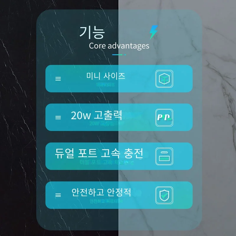 KUULAA 20W GaN PD USB C 충전기 iPhone 14 13 12 11 Pro Max 미니 SE 전화 QC 3.0 PD 3.0 USB 유형 C iPad Air용 고속 충전