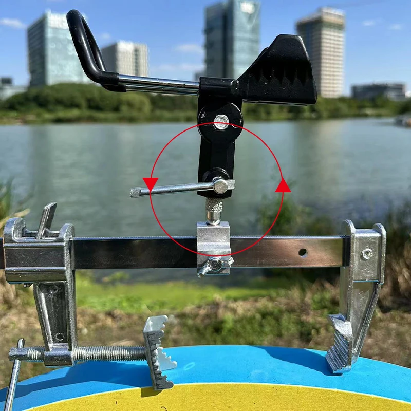 Clamp on Fishing Rod Holder, Boat Mount Rod Holder for Bridge