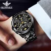 OUPINKE 3201 Moon Phase Mechanical Watch for Men Luxury Top Brand Sapphire Mirror Waterproof Elegant Men's Automatic Wristwatch 3