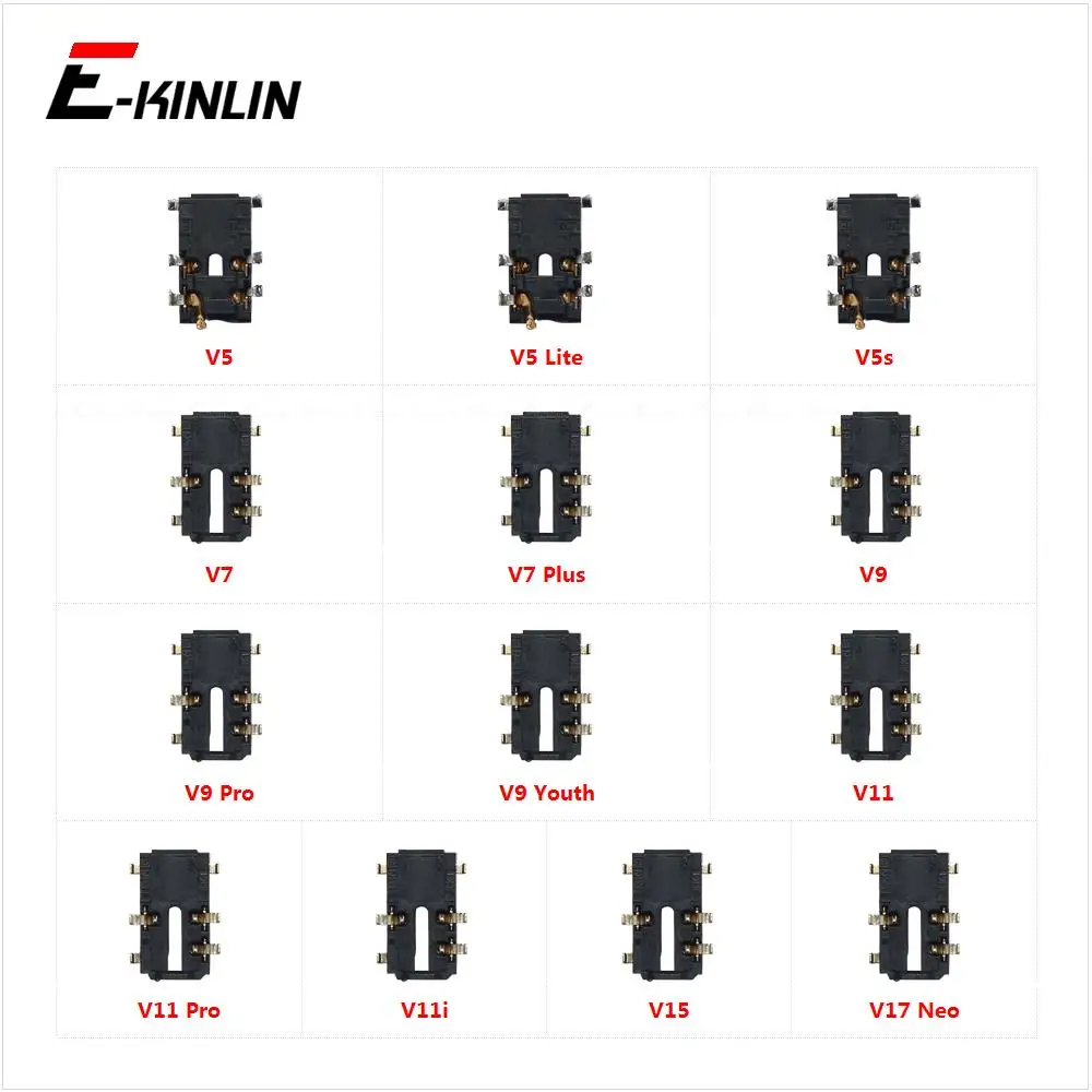 

Ear Earphone Port Connector Headphone Jack Audio Flex For Vivo V5 Lite V5s V7 Plus V9 Youth V11 V11i V15 V17 Repair Parts