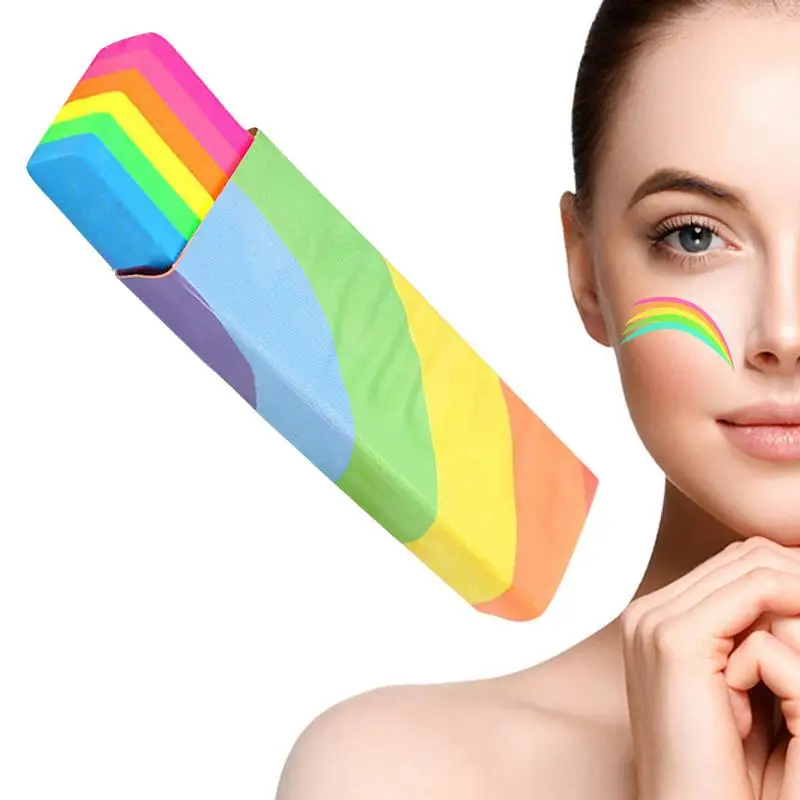 

Rainbow Body Painting Crayon Rainbow Colored Makeup Crayons Face Paint Accessories Gay Lesbian Pride Flag Makeup Pocket Size
