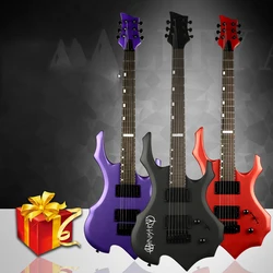 JD50JT – guitare électrique flamme de haute qualité, frettes, Junior Rock Punk, 7 cordes, Instrument de musique électronique 