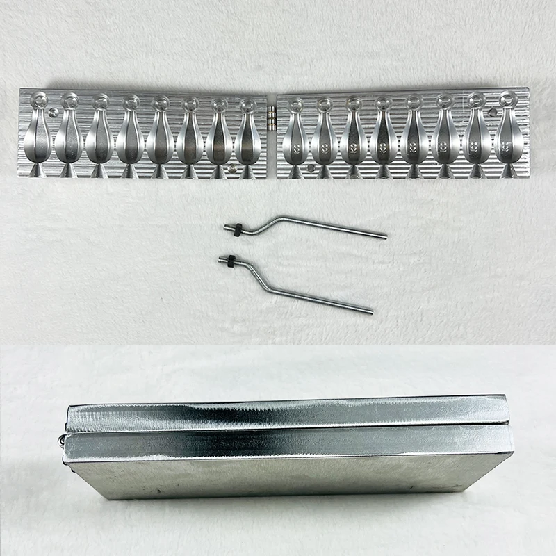 ALUMINUM SUPPOSITORY MOLD, 10 CAVITY,Homemade Reusable Suppository  Mold，Teaching Experiment Mould