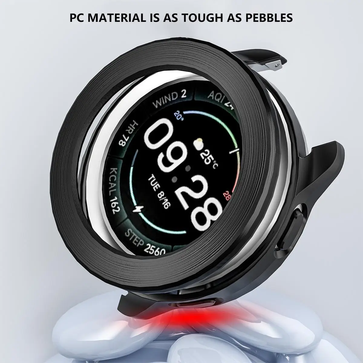 Premium Electroplated Protective Shell with Bezel